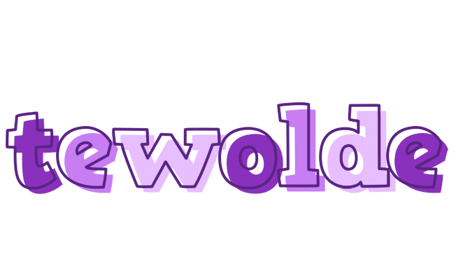 Tewolde sensual logo