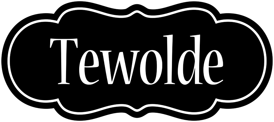 Tewolde welcome logo