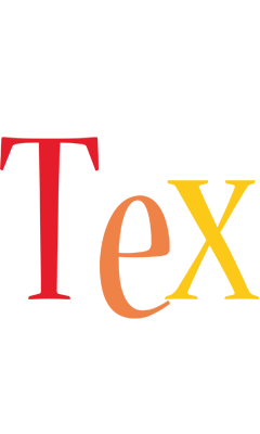 Tex birthday logo
