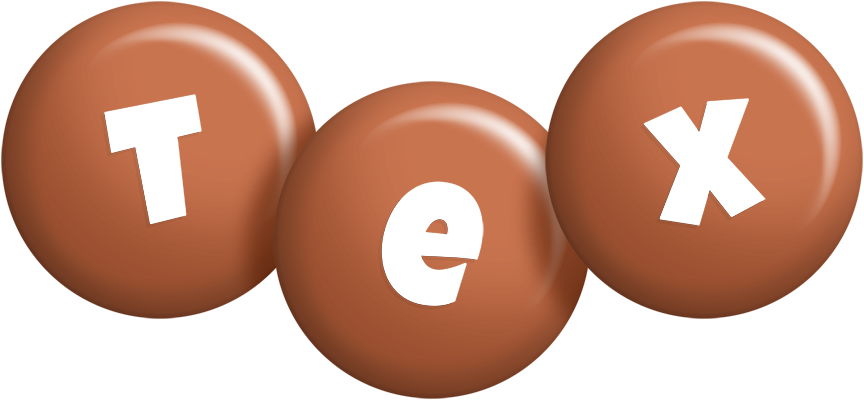 Tex candy-brown logo