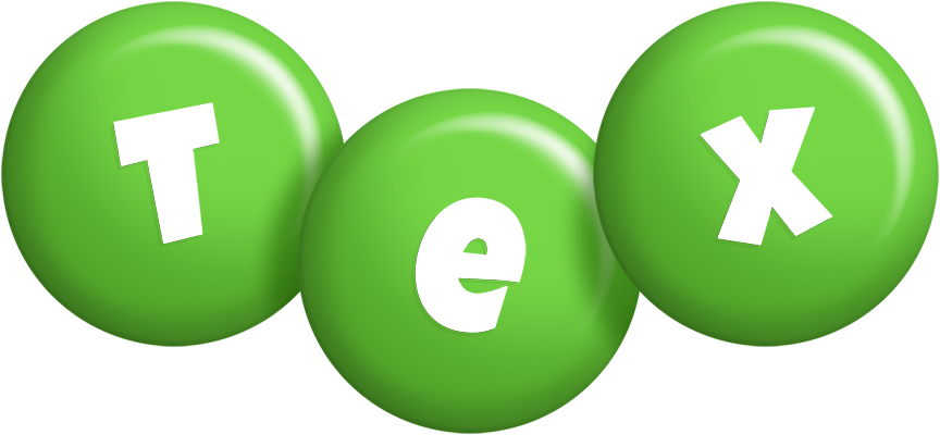 Tex candy-green logo