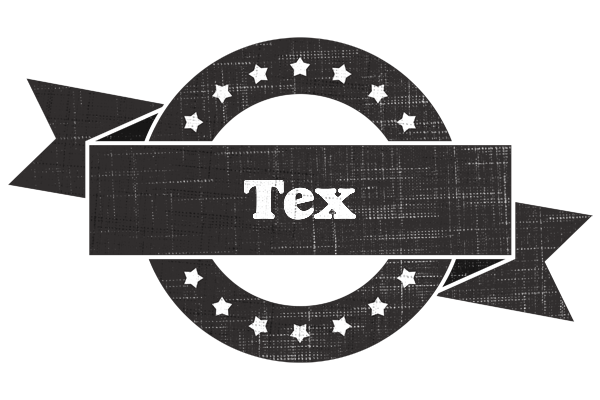 Tex grunge logo