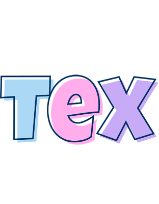 Tex pastel logo