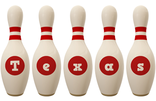 Texas bowling-pin logo