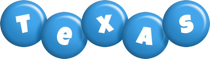 Texas candy-blue logo
