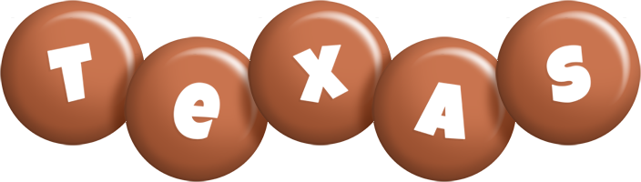 Texas candy-brown logo