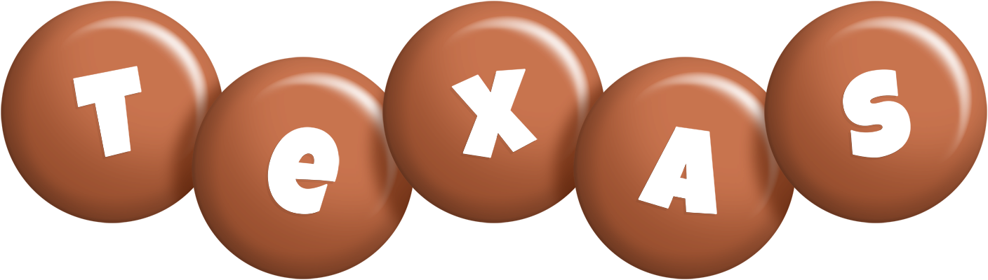 Texas candy-brown logo