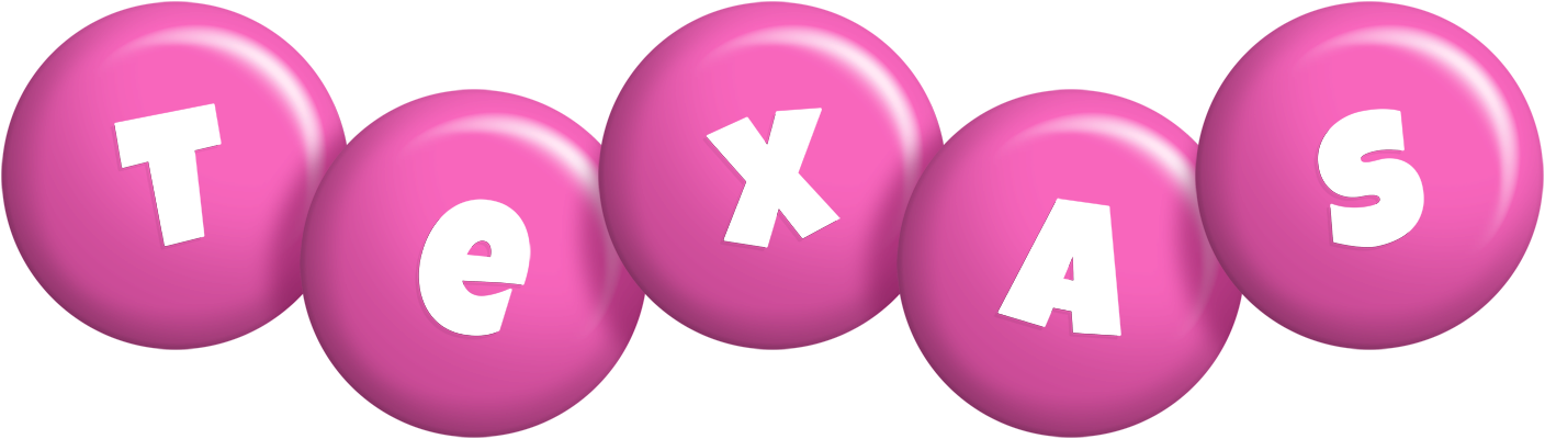 Texas candy-pink logo