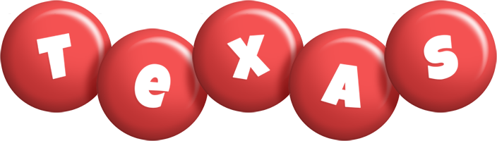 Texas candy-red logo