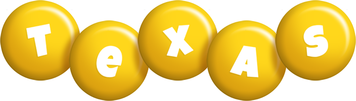 Texas candy-yellow logo