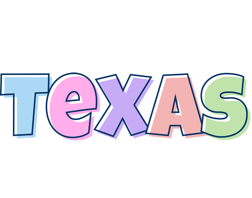 Texas pastel logo