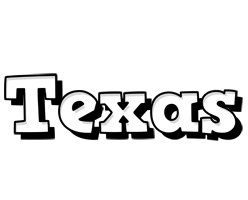 Texas snowing logo