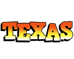 Texas sunset logo