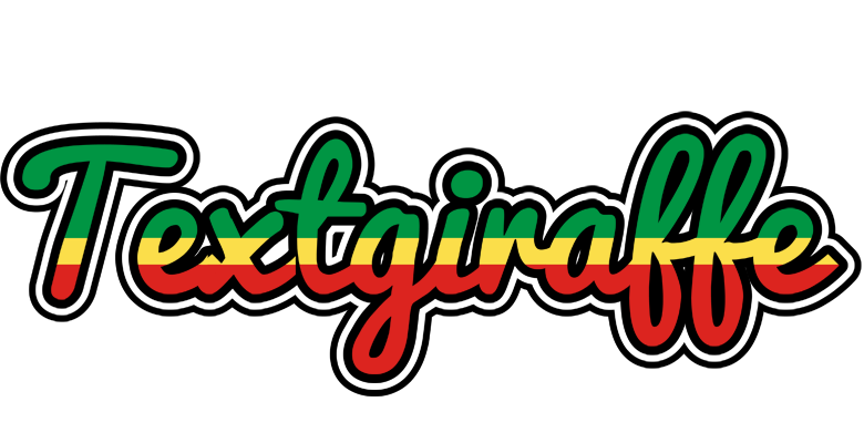 Textgiraffe african logo