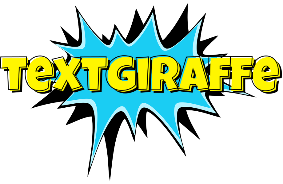 Textgiraffe amazing logo