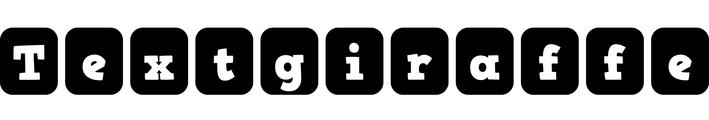 Textgiraffe box logo