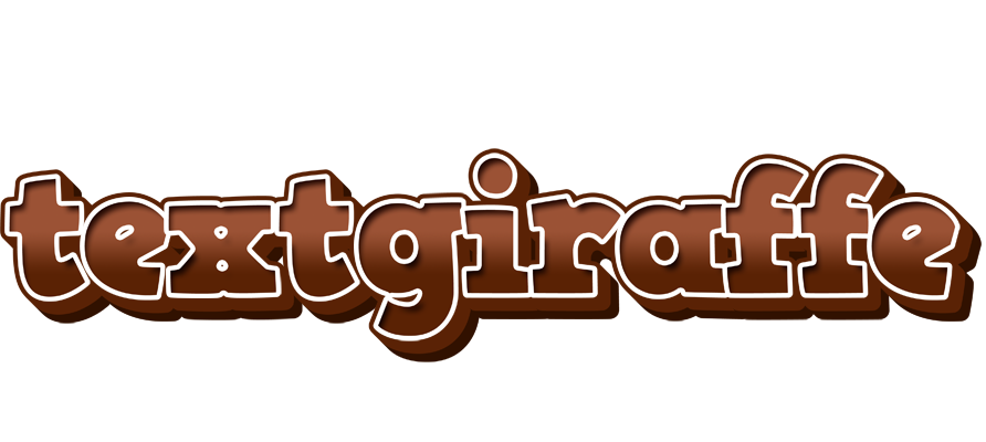 Textgiraffe brownie logo