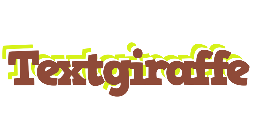 Textgiraffe caffeebar logo