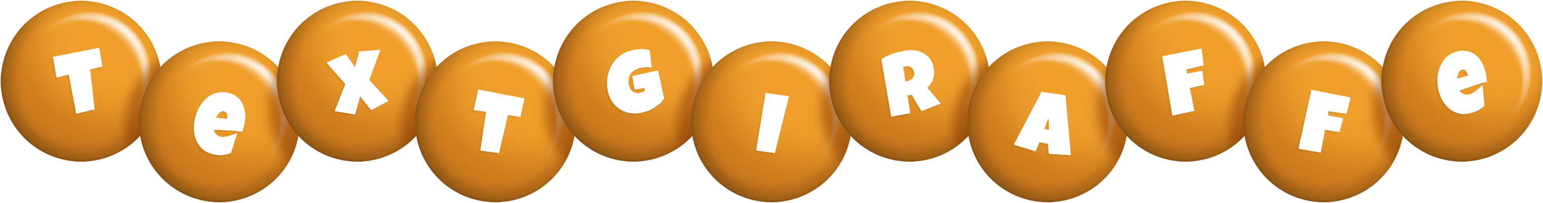Textgiraffe candy-orange logo