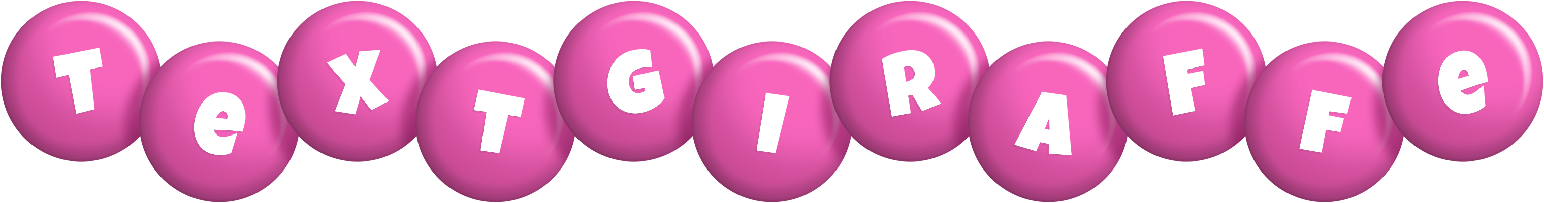 Textgiraffe candy-pink logo