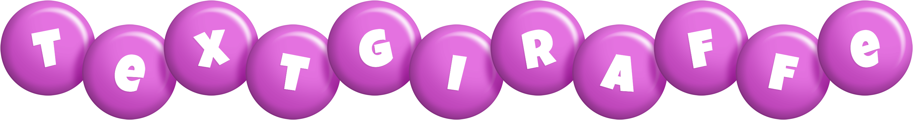 Textgiraffe candy-purple logo