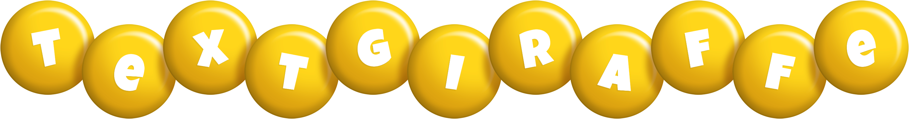 Textgiraffe candy-yellow logo