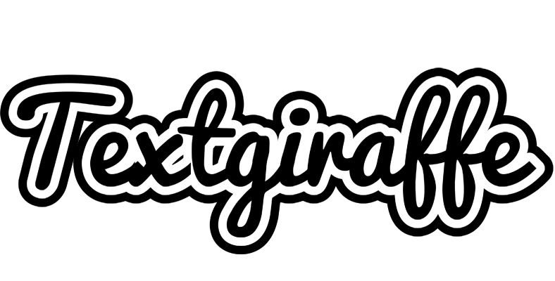 Textgiraffe chess logo