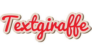 Textgiraffe chocolate logo