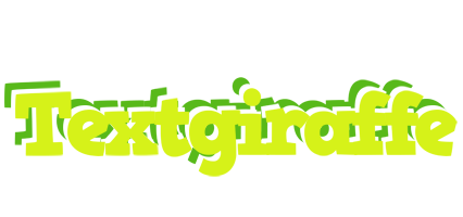 Textgiraffe citrus logo