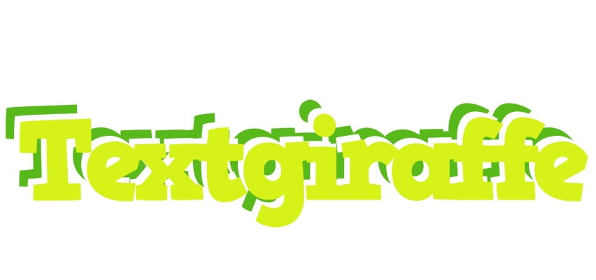 Textgiraffe citrus logo