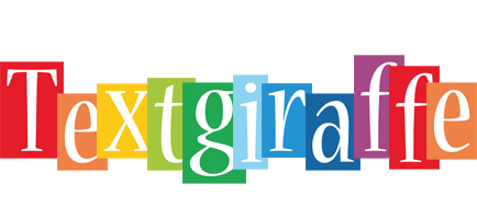 Textgiraffe colors logo