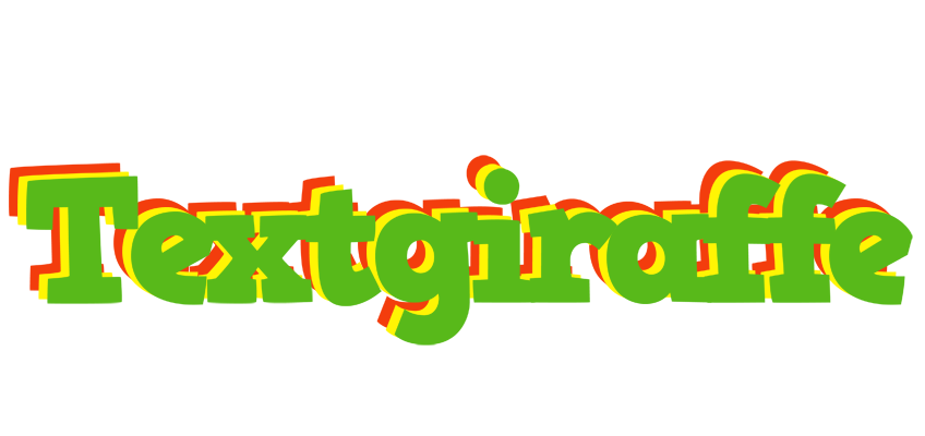 Textgiraffe crocodile logo
