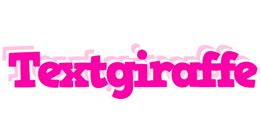 Textgiraffe dancing logo