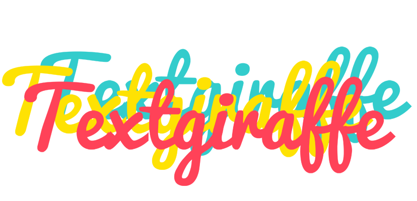 Textgiraffe disco logo
