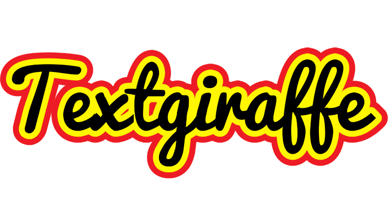 Textgiraffe flaming logo