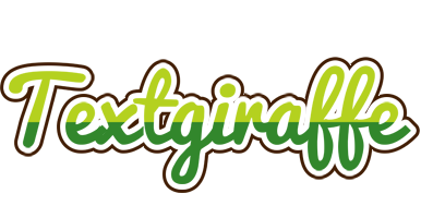 Textgiraffe golfing logo