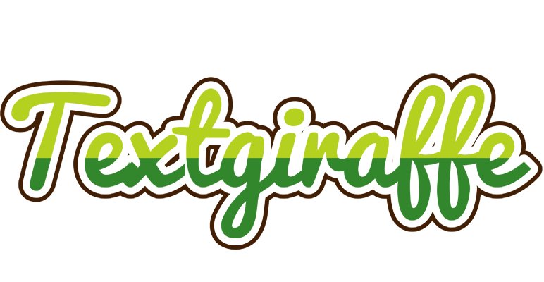 Textgiraffe golfing logo