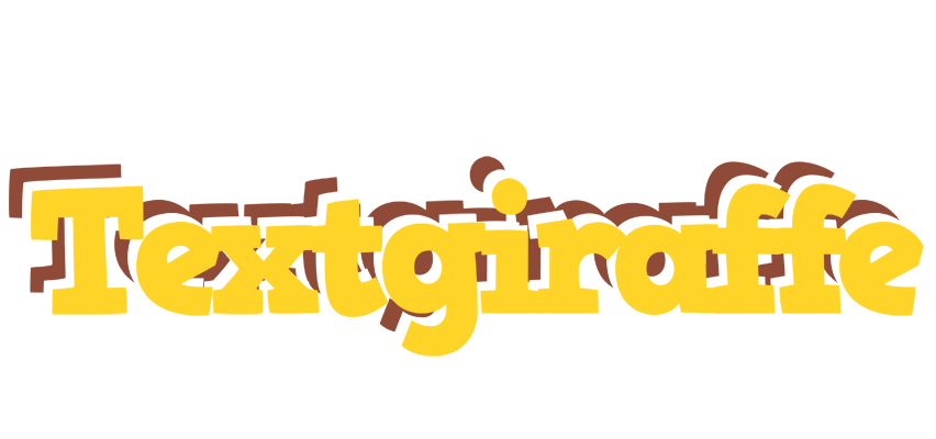 Textgiraffe hotcup logo