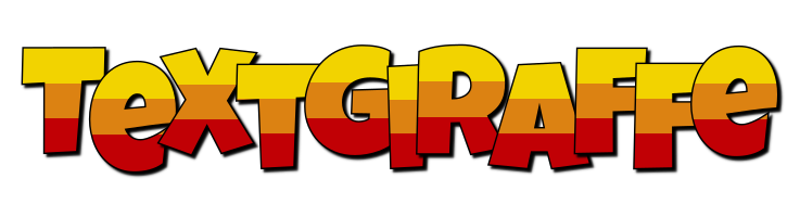 Textgiraffe jungle logo
