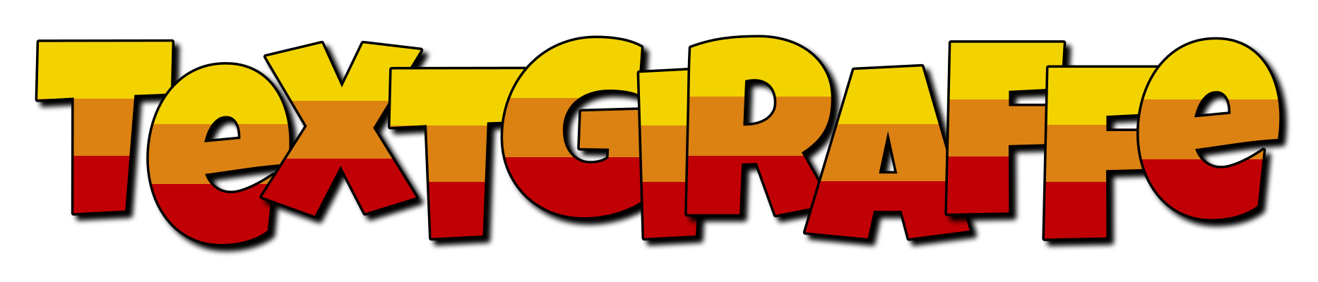 Textgiraffe jungle logo