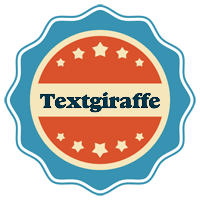 Textgiraffe labels logo