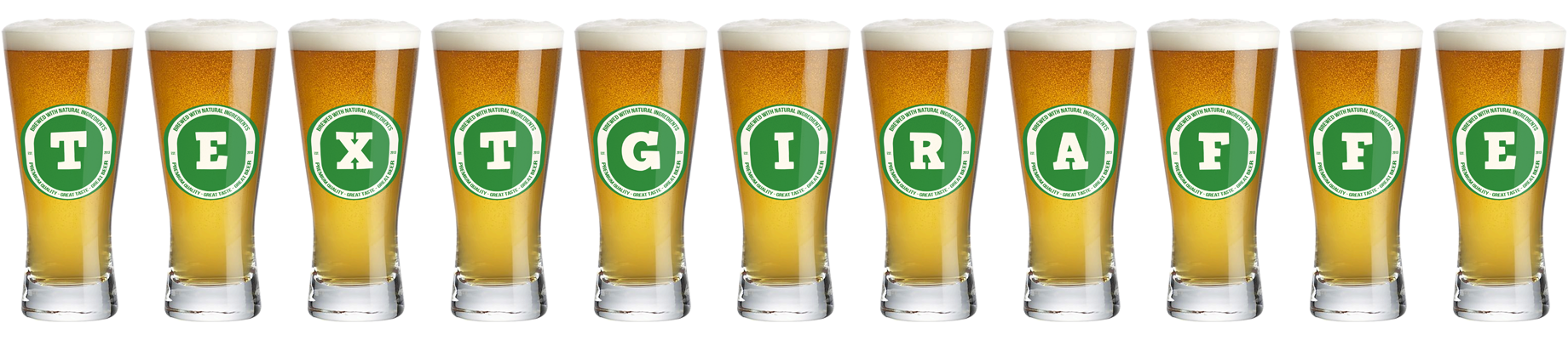 Textgiraffe lager logo