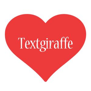 Textgiraffe love logo