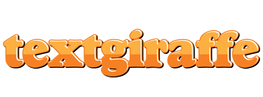 Textgiraffe orange logo