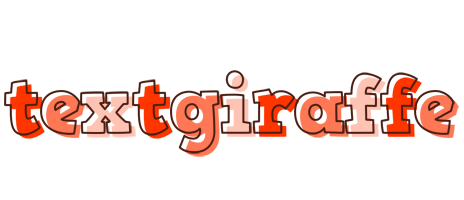 Textgiraffe paint logo