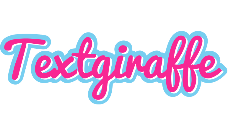 Textgiraffe popstar logo