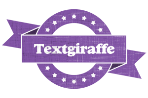 Textgiraffe royal logo