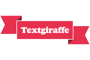 Textgiraffe sale logo