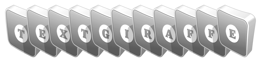 Textgiraffe silver logo