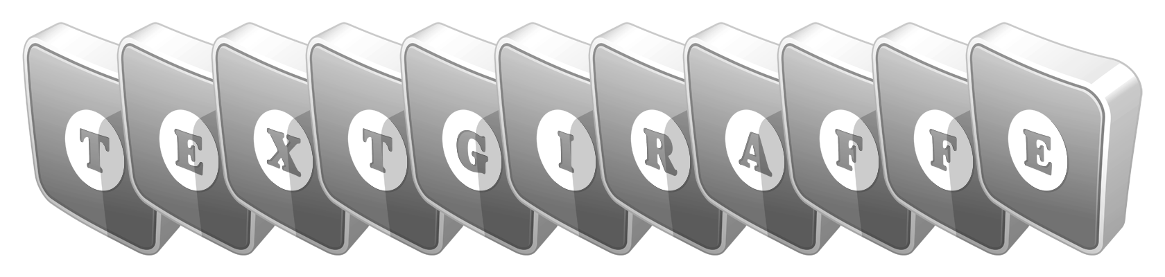 Textgiraffe silver logo